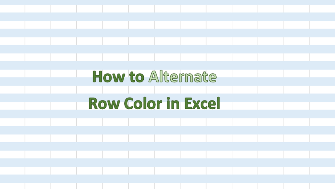 highlight alternate rows excel for mac